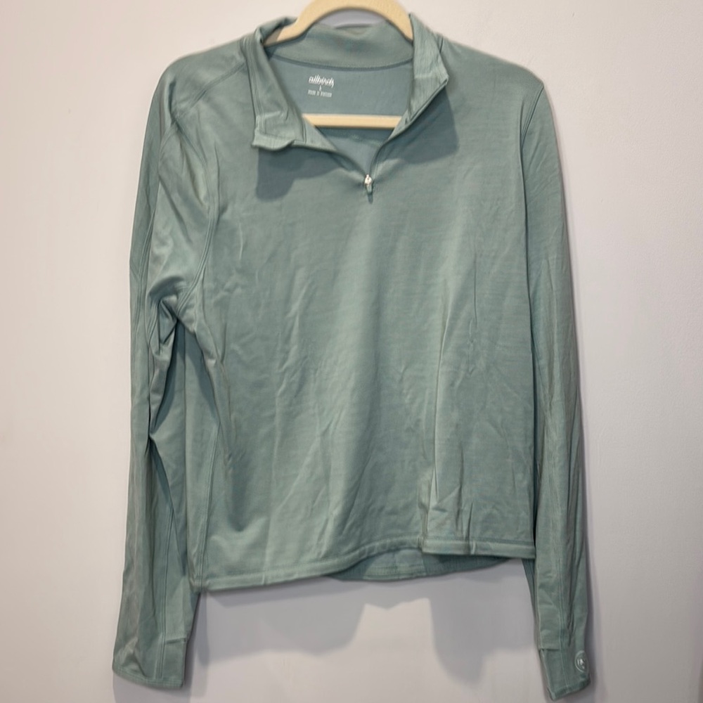 Allbirds Light Green Long Sleeve Pullover